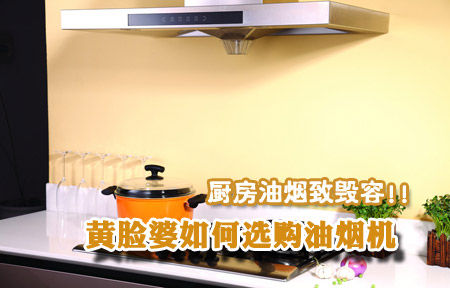 厨房油烟致毁容 黄脸婆如何选购油烟机 厨房油烟致毁容 黄脸婆如何选购油烟机