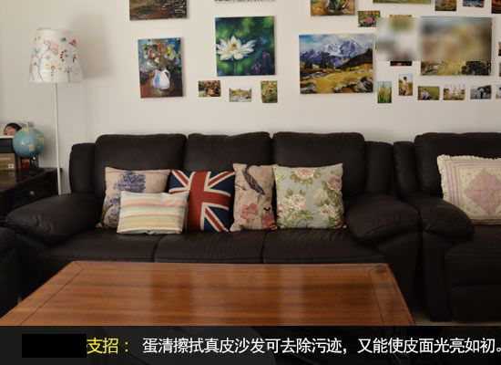 蛋清清洁真皮沙发