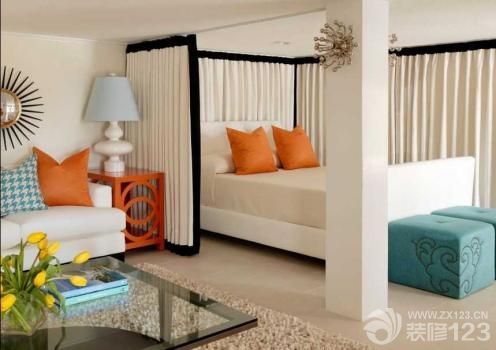 单身公寓：色彩在空间延伸中的作用