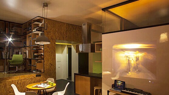 规整方形超小户型 12图让家变身篝火晚会