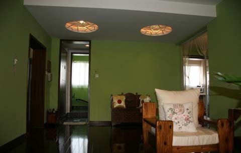 充满夏天的清凉绿色 13万装出绿色精致小家组