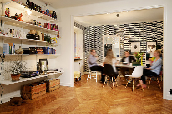 通透开放清新小屋 瑞典简约温馨公寓