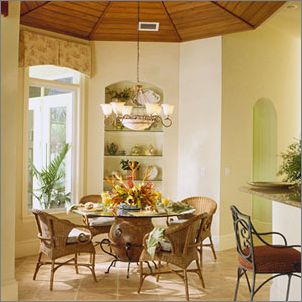 20款时尚餐厅装修样板间 增进您的味蕾