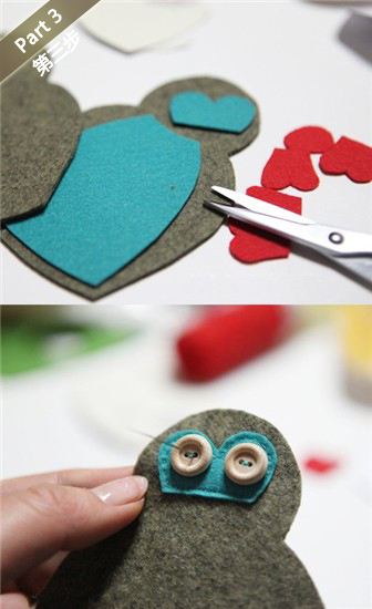 零基础布艺DIY工坊 教你做超萌猫头鹰钥匙包