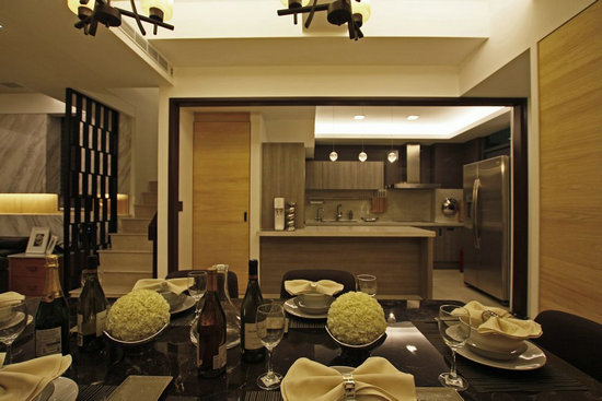 混搭风暖色空间 330平温馨别墅设计