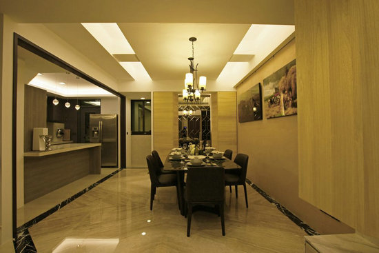 混搭风暖色空间 330平温馨别墅设计