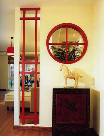 这一道入门的风景 精致玄关营造私密