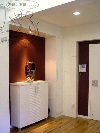 这一道入门的风景 精致玄关营造私密