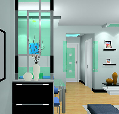 这一道入门的风景 精致玄关营造私密