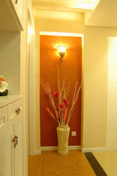 金色玄关装修效果图