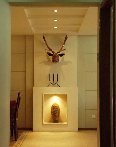 金色玄关装修效果图