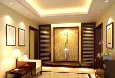 金色玄关装修效果图