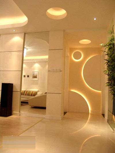 金色玄关装修效果图