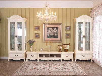 欧式田园电视柜