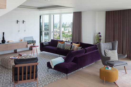 12图完美诠释创意大户型 伦敦简约时尚公寓设计