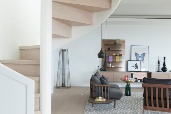 12图完美诠释创意大户型 伦敦简约时尚公寓设计