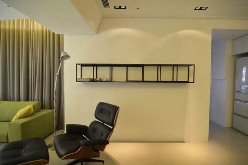 客厅动线规划 造就83平现代风公寓