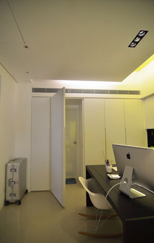 客厅动线规划 造就83平现代风公寓