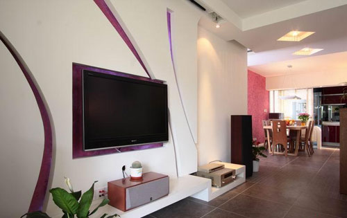 网友曝光简约的玫红色闺房 现代色彩让人倾心 网友曝光简约的玫红色闺房 现代色彩让人倾心