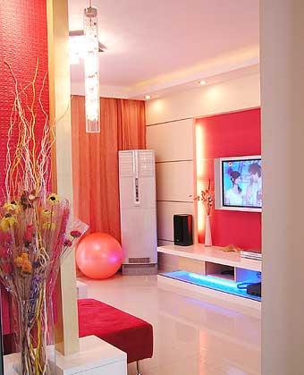 纯情与性感并存 都市单身白领女人的精致家(图)