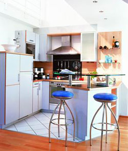 妙用唯美设计厨房　打破家居空间局限性(组图)