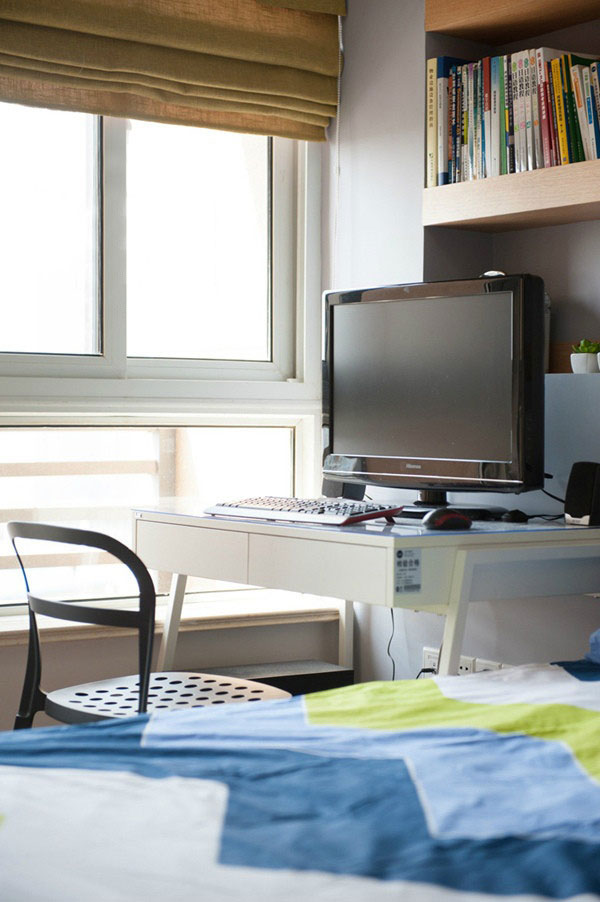 混搭柔色简单生活 65平米温馨小户型设计