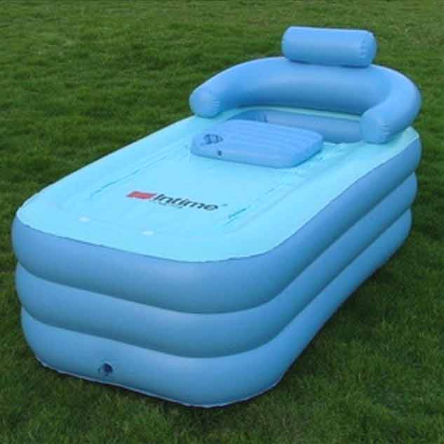 充气浴缸