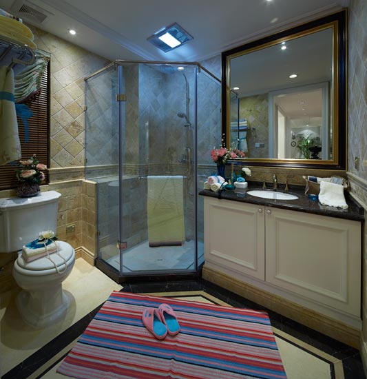 7万打造90平法式浪漫二居室