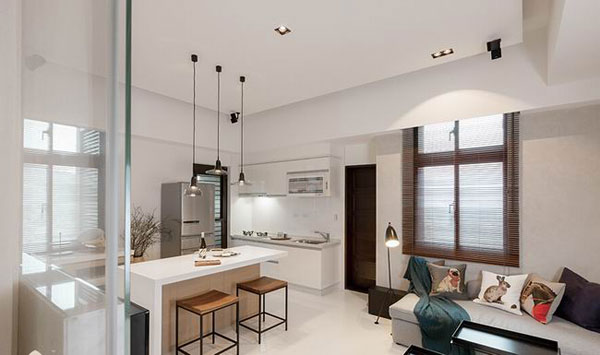 三米六挑高空间 23图诠释惬意单身居
