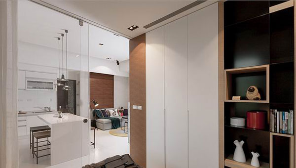 三米六挑高空间 23图诠释惬意单身居