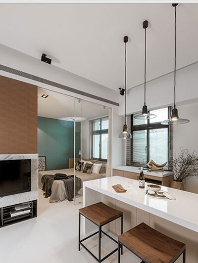 三米六挑高空间 23图诠释惬意单身居