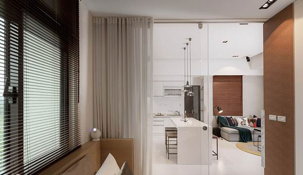三米六挑高空间 23图诠释惬意单身居