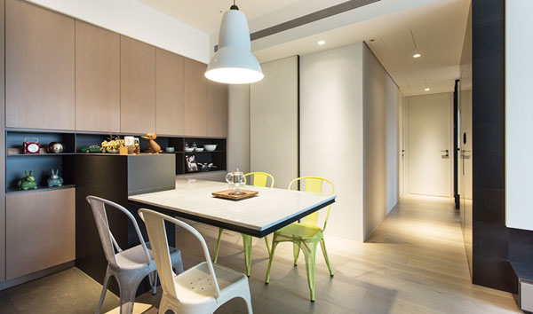 温馨实用生活住宅 90平简约风三口之家