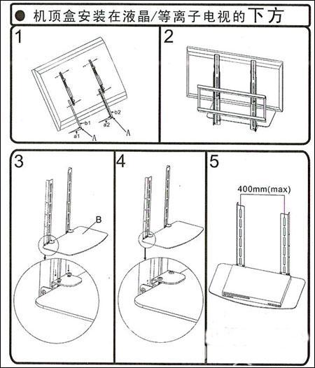 液晶电视挂架怎么安装?液晶电视挂架安装图解