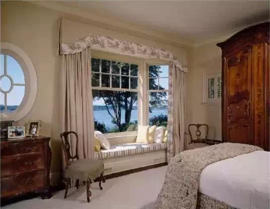 飘窗设计图!你家飘窗需要的是这些窗帘!