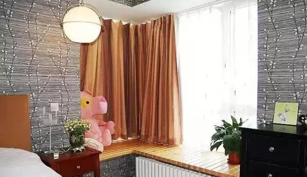 飘窗设计图!你家飘窗需要的是这些窗帘!