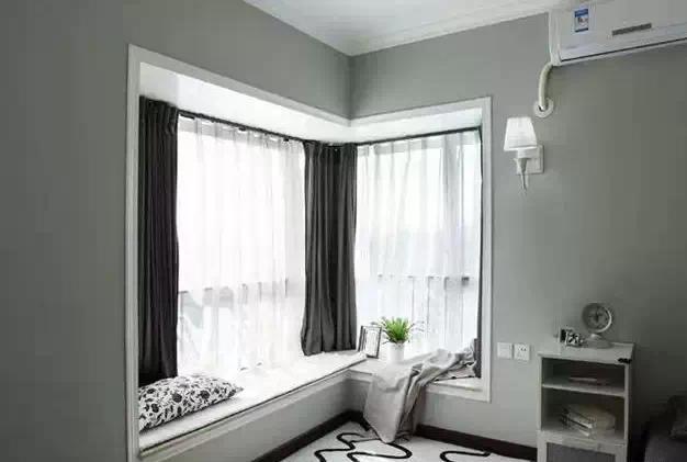 飘窗设计图!你家飘窗需要的是这些窗帘!