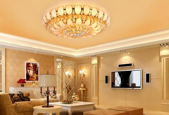 客厅水晶灯吊顶的多风水禁忌