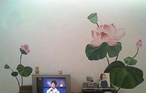 绝美手绘电视背景墙设计