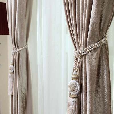 绒布窗帘 绒布窗帘