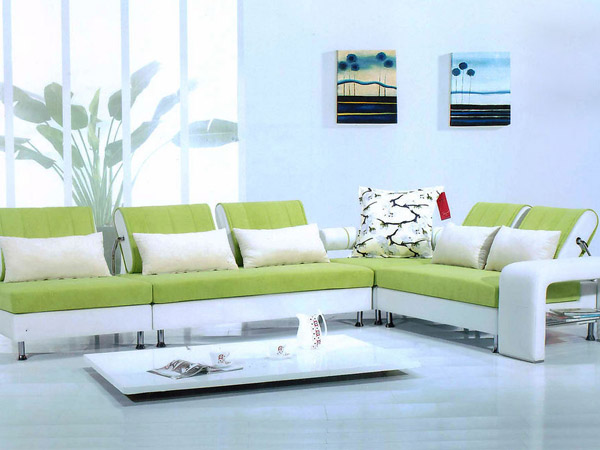 客厅沙发靠垫图片