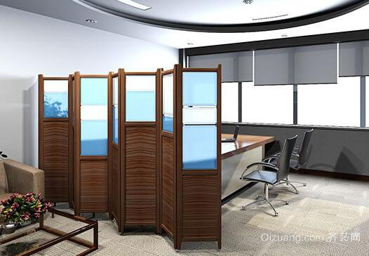 办公室屏风效果图