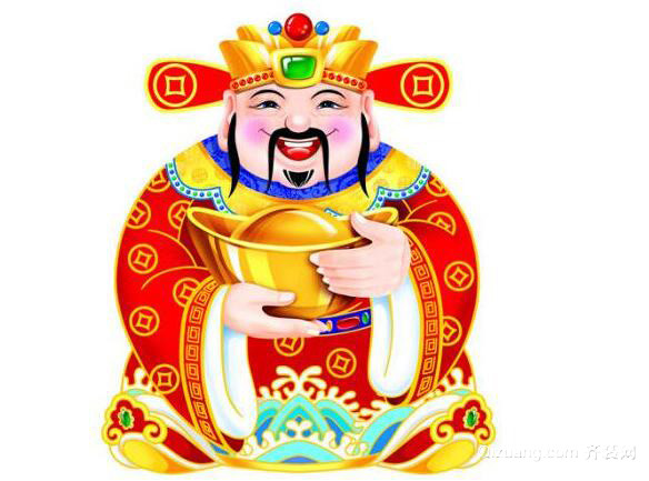 文财神爷效果图